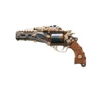 BAUBAUPLAY Puzzle 3D en bois pour adultes, revolver steampunk DIY, en bois, bricolage, puzzle 3D, jouet créatif et éducatif (version kit de montage/318 pièces)