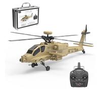 BAUBAUPLAY RTF F11-N AH64 1/32 Hélicoptère télécommandé 2,4 G 6 CH double rotor 6G/3D avion militaire jouet cadeau pour adultes