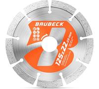 BAUBECK Disque Diamant 125 mm pour Pierre et Béton (1 Pièce) | Disque à Tronçonner Haute Performance, Compatible avec Meuleuse d'Angle Bosch, Metabo