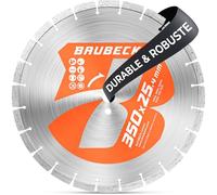 BAUBECK Disque Diamant 350 x 25,4 mm pour Pierre et Béton | Disque à Tronçonner Haute Performance, Compatible avec Bosch, Metabo