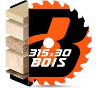 BAUBECK lame de scie 315 x 30 coupe rapide dans le bois - Coupe sud 30 dents - Lame de scie circulaire 315 x 30 pour bois, etc. - Lame de scie circulaire 315 x 30 x 2,2