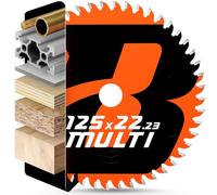 BAUBECK Parent Lame scie circulaire PRO+ (Multi Matériau, Ø125x22.23mm)