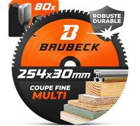 BAUBECK Parent Lame scie circulaire PRO+ (Multi Matériau, Ø254x30mm)