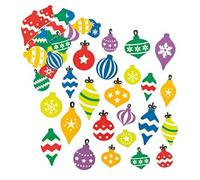 Bauble Foam Stickers For Children To Decorate Christmas Crafts And Cards (Pack Of 120)