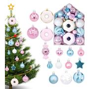 Baubles De Noël - Ornements De Balle Étanche, 72 Pièces Pendants De Vacances Décor | Décorations De Pendentif En Arbre Suspendu Pour Cheminée, Rampe D'escalier, Porche, Guirlande, Sentier, Jardin Exté