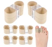 BAUCH 6pcs Correcteur d'Orteil et Séparateur d'Orteils pour Hallux Valgus Redresseur d'Orteils en Silicone Souple pour Soulagement de la Douleur et Chevauchement Kit de Soin des Pieds Ergonomique