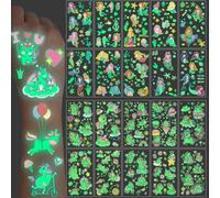 BAUCH Set de Tatouages Éphémères Enfants - 2 Sets de 10 Feuilles (Licorne et Sirène), Modèles Mignons comme Cadeau Anniversaire pour Filles à partir de 5 Ans