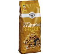 Bauckhof Petit-déjeuner croustillant aux 3 céréales225g