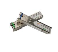 BAUDCOM Module SFP 1G, émetteur-récepteur de câble fibre optique SC monomode compatible avec Cisco SFP-1G-LR,20KM, Ubiquiti UF-MM-1G, Netgear, Mikrotik, D-Link, Supermicro et autres commutateurs