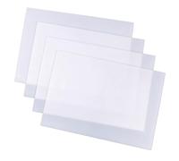 Baudelun Lot de 4 feuilles diffuseurs de lumière PC, 30 x 19,8 x 0,10 cm | Pour adoucir le plafonnier LED - Réduit la fatigue oculaire - Pour le salon, le bureau, la salle de classe