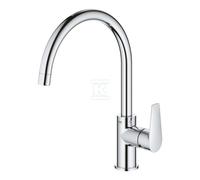 BAUEDGE Robinet évier chromé 28 31367001