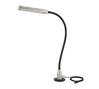 Bauer & Böcker Projecteur à LED Lampe de travail Lampe et machine - 1200 Lumen, 10 W, intensité variable, aluminium, étanche IP65, col de cygne, base magnétique