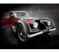 Bauer Exclusive 1:12 Bugatti Type 57SC Atalante 1937 -RED/BLACK-
