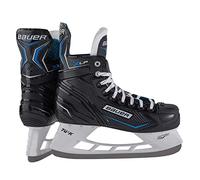 BAUER Homme S21 X-LP Skate-SR Chaussure de Hockey sur Gazon, Schwarz/Weiss/Blau/Silber, 42 EU