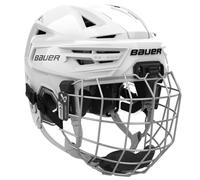 Bauer Re-Akt 155 Casque Combo avec grille Bambini Blanc Blanc