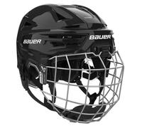 Bauer Re-Akt 155 Casque Combo avec grille Bambini Noir Noir