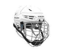 Bauer Re-Akt 55 Casque de hockey sur glace Combo Senior (blanc, grand)