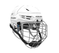 Bauer Re-Akt 55 Combo Senior Casque de hockey sur glace Blanc Taille moyenne
