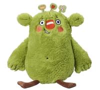 Bauer Spielwaren - Le Petit Nous : Doudou de la Gamme de Livres pour Enfants avec Fourrure Verte Douillette, 20 cm, Vert (12266)