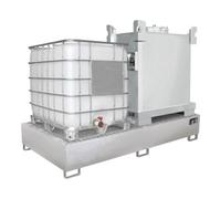 Bauer Südlohn Bauer Bac de récupération en acier inoxydable VAW 1000-2 avec grille en acier inoxydable 1.4571 Quantité:1