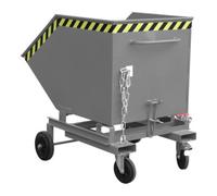 Bauer Südlohn Bauer Südlohn Bac à copeaux SKW-ET 600, peint, gris souris Quantité:1