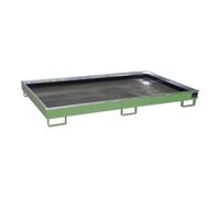 Bauer Südlohn Bauer Südlohn Bac à étagère avec insert PE RW 2200-1 PE, peint, vert réséda Quantité:1