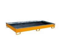 Bauer Südlohn Bauer Südlohn Bac à étagère avec insert PE RW 2700-1 PE, peint, orange jaune Quantité:1