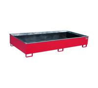 Bauer Südlohn Bauer Südlohn Bac à étagère avec insert PE RW 2700-3 PE, peint, rouge feu Quantité:1