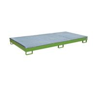 Bauer Südlohn Bauer Südlohn Bac à étagère avec insert PE RW-GR 2700-1 PE, peint, vert réséda Quantité:1