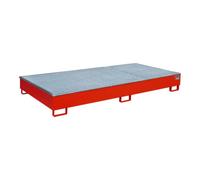 Bauer Südlohn Bauer Südlohn Bac à étagère avec insert PE RW-GR 2700-2 PE, laqué, rouge feu Quantité:1