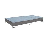 Bauer Südlohn Bauer Südlohn Bac à étagère avec insert PE RW-GR 2700-2 PE, peint, gris souris Quantité:1
