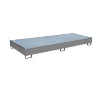 Bauer Südlohn Bauer Südlohn Bac à étagère avec insert PE RW-GR 3300-2 PE, peint, gris souris Quantité:1