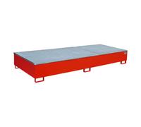 Bauer Südlohn Bauer Südlohn Bac à étagère avec insert PE RW-GR 3300-3 PE, peint, rouge feu Quantité:1