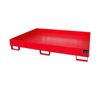 Bauer Südlohn Bauer Südlohn Bac à étagère RW 1800, peint, rouge feu Quantité:1