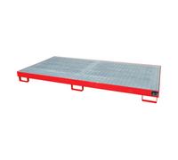 Bauer Südlohn Bauer Südlohn Bac à étagère RW-GR 2700-1, peint, rouge feu Quantité:1