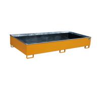 Bauer Südlohn Bauer Südlohn Bac de rangement avec insert PE RW 2700-3 PE, peint, orange jaune Quantité:1