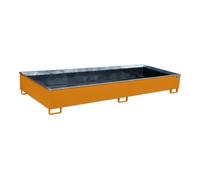 Bauer Südlohn Bauer Südlohn Bac de rangement avec insert PE RW 3300-3 PE, peint, orange jaune Quantité:1