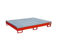 Bauer Südlohn Bauer Südlohn Bac de rangement avec insert PE RW-GR 1800 PE, laqué, rouge feu Quantité:1