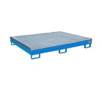 Bauer Südlohn Bauer Südlohn Bac de rangement avec insert PE RW-GR 1800 PE, peint, bleu clair Quantité:1