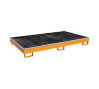 Bauer Südlohn Bauer Südlohn Bac de rangement avec insert PE RW-GR 2200-1 PE, peint, orange jaune Quantité:1