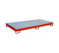 Bauer Südlohn Bauer Südlohn Bac de rangement avec insert PE RW-GR 2700-1 PE, peint, rouge feu Quantité:1