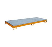 Bauer Südlohn Bauer Südlohn Bac de rétention avec insert PE RW-GR 3300-1 PE, peint, orange jaune Quantité:1