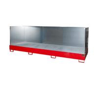 Bauer Südlohn Bauer Südlohn Bac de rétention AW 1000-3/SW, peint, rouge feu Quantité:1