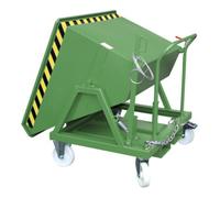 Bauer Südlohn Bauer Südlohn Benne basculante à copeaux SKS 400, laquée, vert réséda Quantité:1