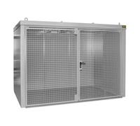 Bauer Südlohn Bauer Südlohn Conteneur bouteilles de gaz GFC-B M4, peint, gris souris Quantité:1