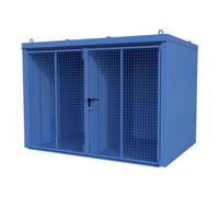 Bauer Südlohn Bauer Südlohn Conteneur bouteilles de gaz GFC-B/W M5, peint, bleu clair Quantité:1
