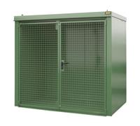 Bauer Südlohn Bauer Südlohn Conteneur pour bouteilles de gaz GFC-B M3, peint, vert réséda Quantité:1
