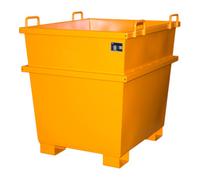 Bauer Südlohn Bauer Südlohn Conteneur universel UC 1000, peint, orange jaune Quantité:1