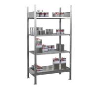 Bauer Südlohn Bauer Südlohn Étagère pour petits contenants avec bac de rétention 3017-4E, galvanisée Quantité:1