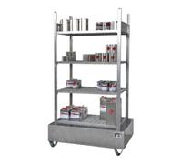 Bauer Südlohn Bauer Südlohn petit porte-petits récipients avec bac d'égouttement 3021-4E, zingué Quantité:1